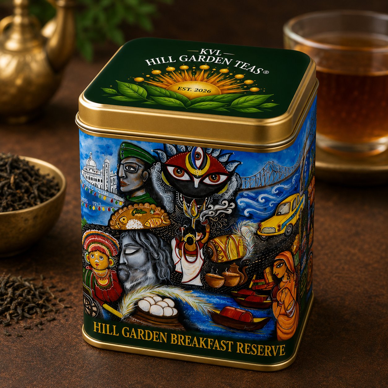Hill Garden Breakfast Reserve — original artwork by Chitran